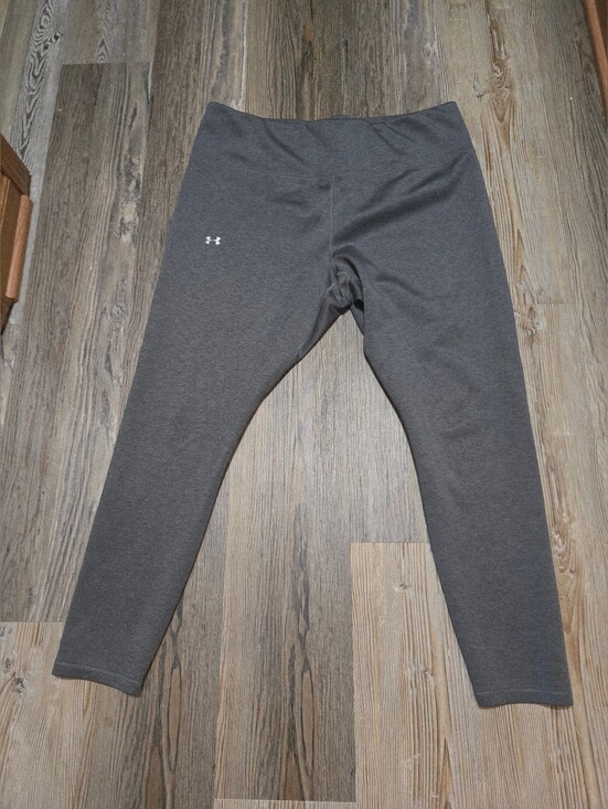 Under Armour Pants - Under Armour Dark Charcoal Gray Women's Performance Leggings